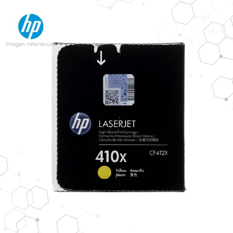 Toner HP 410X Amarillo CF412X para LaserJet M452 M477 M377
