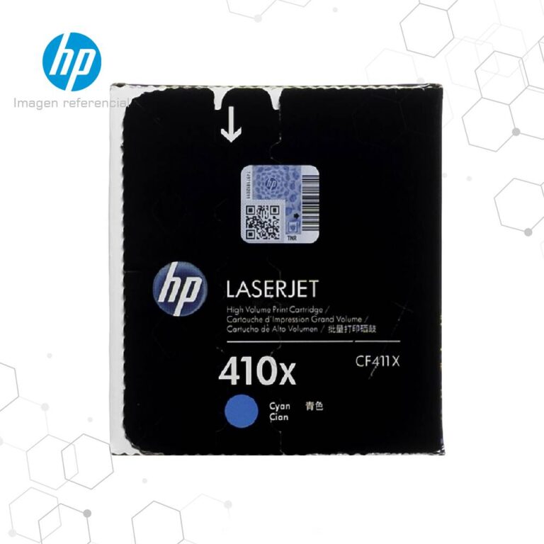 Toner HP 410X Cian CF411X para LaserJet M452 M477 M377
