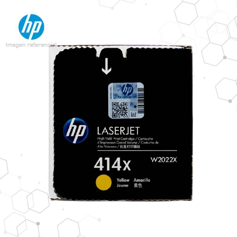 Toner HP 414X Amarillo W2022X para LaserJet M479 M454