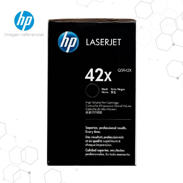Toner HP 42X Negro Q5942X para LaserJet 4250 4350
