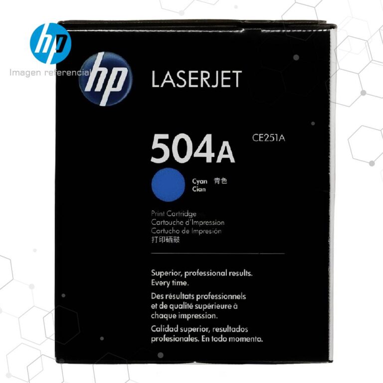 Kit Toner HP 504A para LaserJet CM3530 CP3525