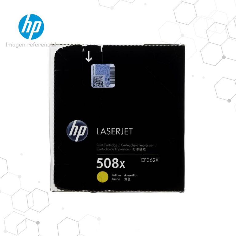 Toner HP 508X Amarillo CF362X para LaserJet M552 M553 M577