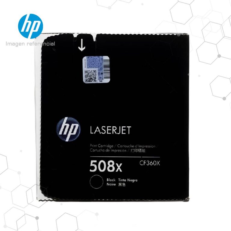 Toner HP 508X Negro CF360X para LaserJet M552 M553 M577
