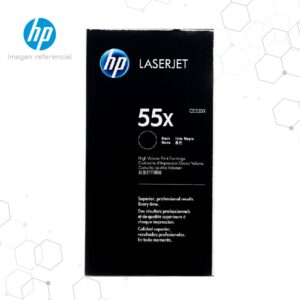 Toner HP 55X Negro CE255X para LaserJet P3015 500 MFP M525