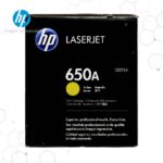 Toner HP 650A Amarillo CE272A LaserJet CP5520 CP5525 M750