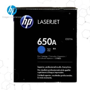 Toner HP 650A Cian CE271A LaserJet CP5520 CP5525 M750