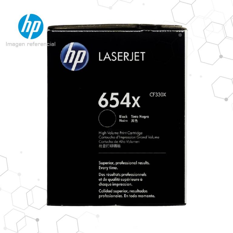 Toner HP 654X Negro CF330X para LaserJet Enterprise M651