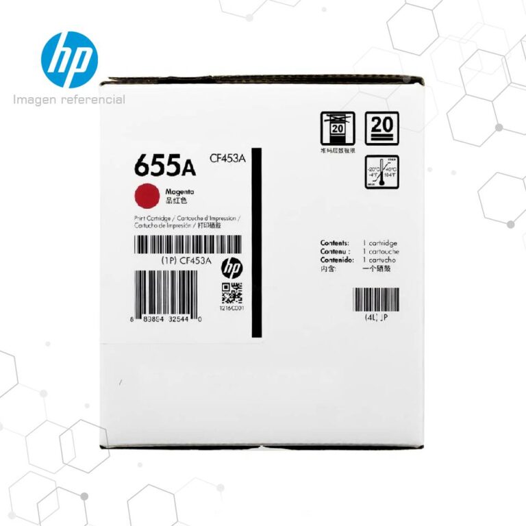 Toner HP 655A Magenta CF453A para LaserJet M652 M653 M681 M682
