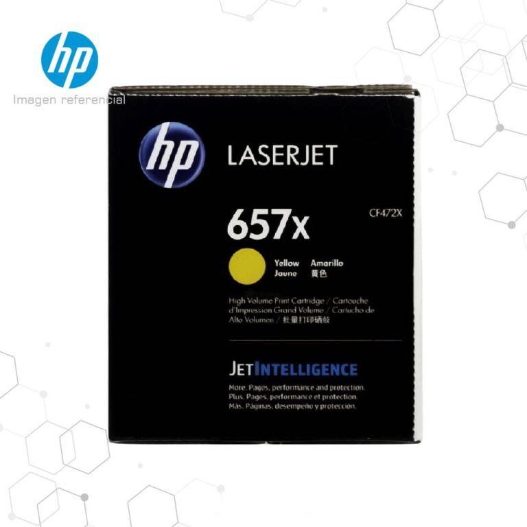 Toner HP 657X Amarillo CF472X para LaserJet Enterprise M681