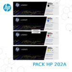 Kit toner HP 202A Color para LaserJet Pro M254 M280 y M281