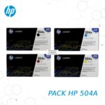 Kit Toner HP 504A para LaserJet CM3530 CP3525