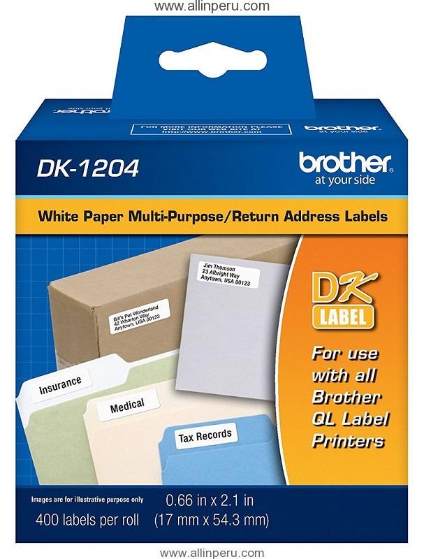 Cinta Brother DK-1204 (400 Etiquetas) ,