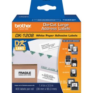 Cinta Brother DK-1208 (400 Etiq) ,