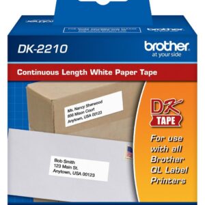 Cinta Brother DK-2210 29″Mm X-30.4″Mm , Negro / Blanco
