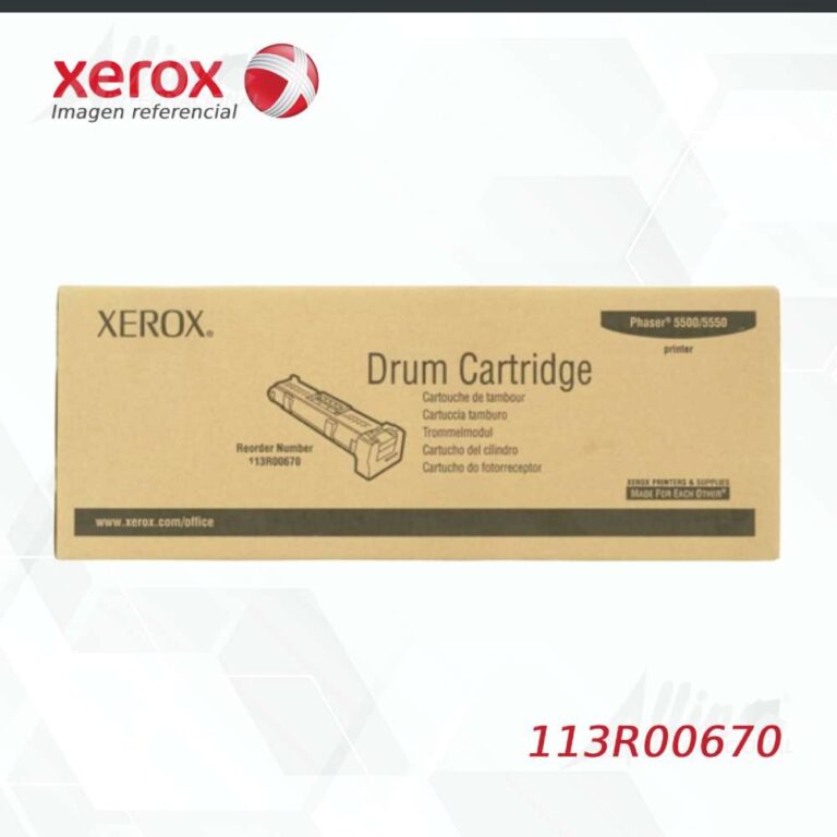Drum Xerox 113R00670 Negro 60,000 Páginas