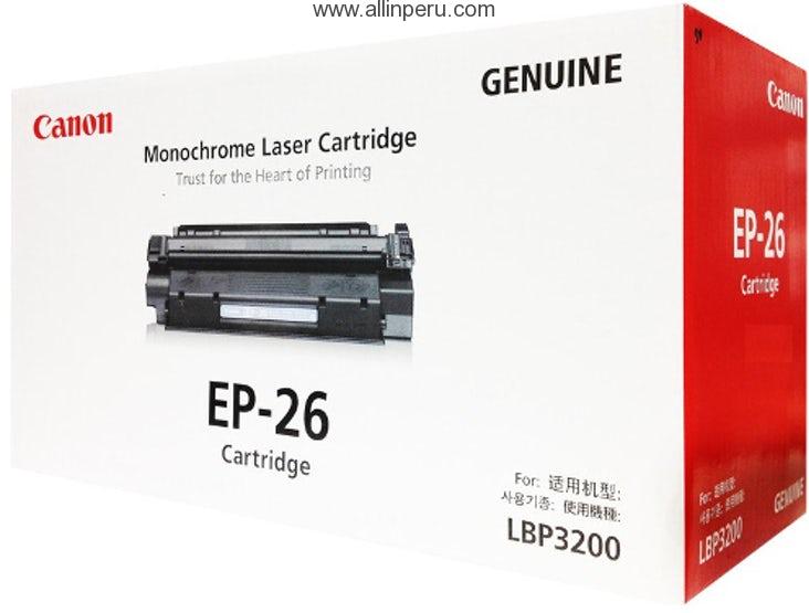 Toner Canon EP-26 Negro, 2.500 Paginas