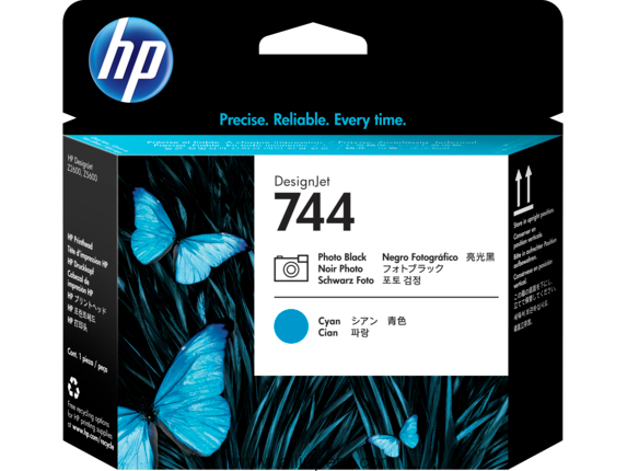 Cabezal HP 744 Photo Black & Cyan F9J86A