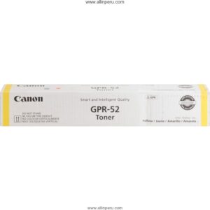 Toner Canon GPR-52Y Amarillo, 15.000 pag
