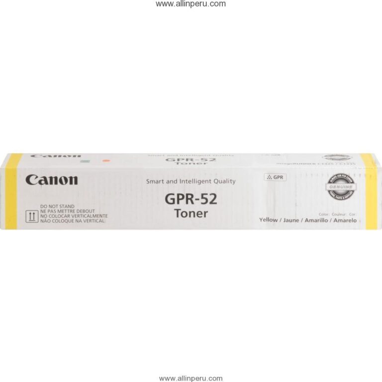 Toner Canon GPR-52Y Amarillo, 15.000 pag