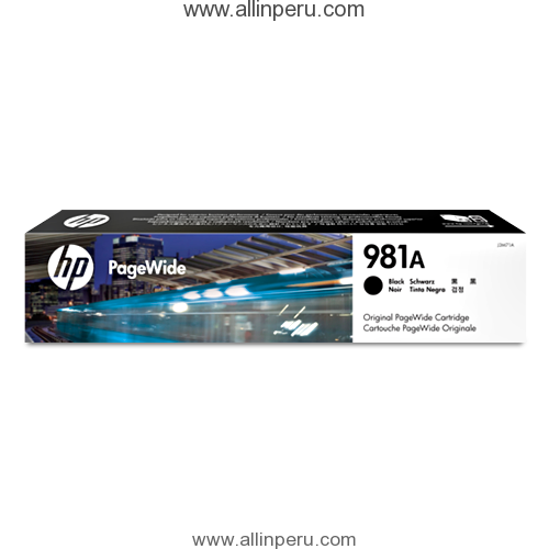 Tinta HP® 981A Negro J3M71A, 6.000 Páginas