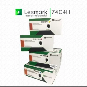 Kit Toner Lexmark 74C4H para CS720, CS725 Original