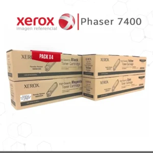 Pack de Toner Xerox Phaser 7400 Alta capacidad