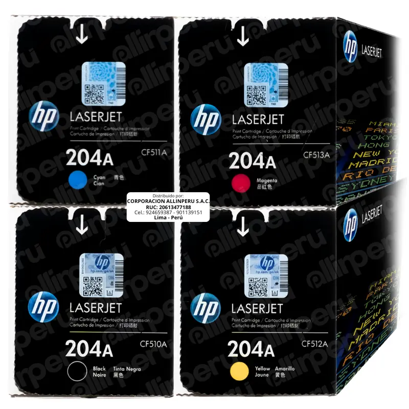 Kit-Toner-HP-204A-para-LaserJet-Pro-M154-M180-M181 Kit Toner HP 204A para LaserJet Pro M154 M180 M181