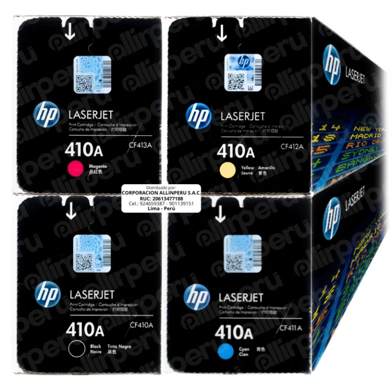 Kit Toner HP 410A para LaserJet M452 M477 M377