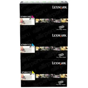 Kit Toner Lexmark X748H1 para X748de colores