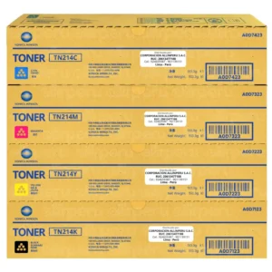 Kit de Toner Konica Minolta TN-214 Bizhub C200 Original