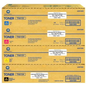 Kit de Toner Konica Minolta TN-615 para Bizhub C8000