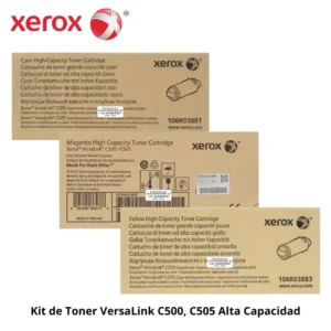 Pack de Toner Xerox VersaLink C500, C505 Alta Capacidad