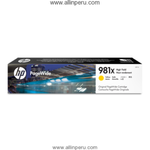 Tinta HP® 981X Yellow L0R11A, 10.000 Páginas