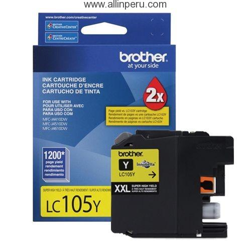 Tinta Brother LC-105Y Yellow, 1200 Paginas