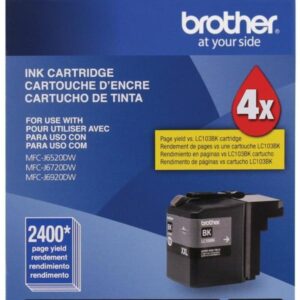 Tinta Brother LC-109BK Negro, 2400 Paginas