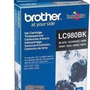 Tinta Brother LC-980BK Negro, 300 Paginas