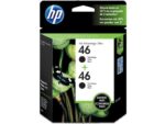 Tinta HP® 46 2-Pack Negro M0H61AL, 1.500 Páginas