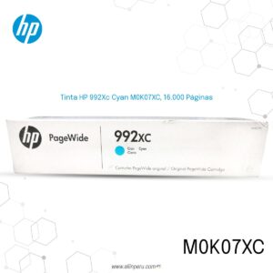 Pack de Tinta HP 992Xc 4 colores M0K30XC, M0K26XC, M0K07XC, M0K11XC