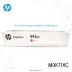 Pack de Tinta HP 992Xc 4 colores M0K30XC, M0K26XC, M0K07XC, M0K11XC