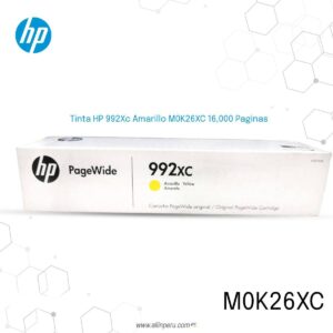 Pack de Tinta HP 992Xc 4 colores M0K30XC, M0K26XC, M0K07XC, M0K11XC