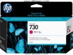 Cartucho de Tinta HP 730 Magenta P2V63A, 130-ML