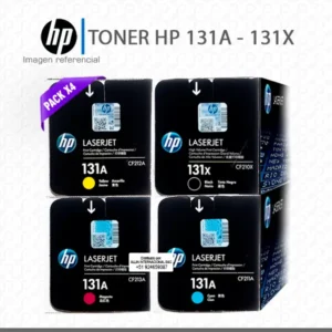 Kit Tóner HP 131X – 131A CMYK para LaserJet M251 M276