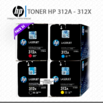 Kit Toner HP 312A-312X CMYK para LaserJet Pro M476
