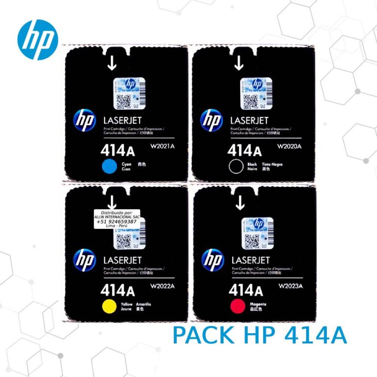 Kit Toner HP 414A para LaserJet Pro M454 M479 Rendimiento estándar