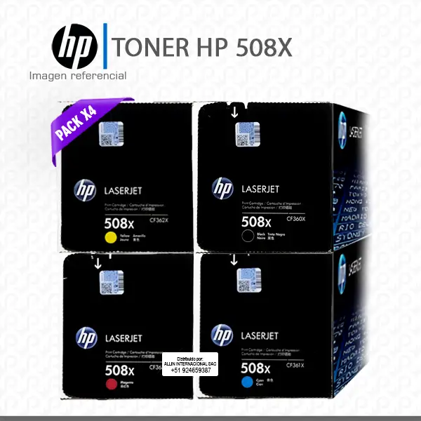 Kit de Tóner HP 508X para LaserJet M577 M552 M553