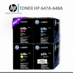 Kit Toner HP 647A y 648A para LaserJet CP4025 CP4520 CP4525
