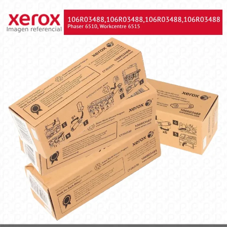Pack Toner Xerox Phaser 6510, Workcentre 6515 Alta capacidad