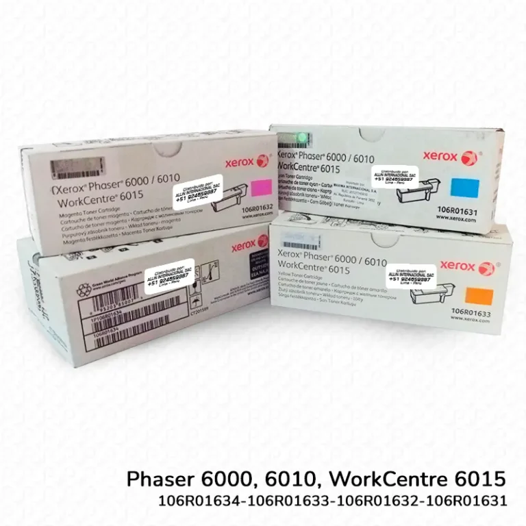 Kit de toner Xerox para Phaser 6000, 6010, WorkCentre 6015 Capacidad estándar