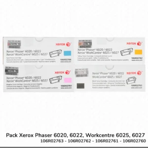 Pack de Toner Xerox Phaser 6020, 6022, Workcentre 6025, 6027 Capacidad Estándar