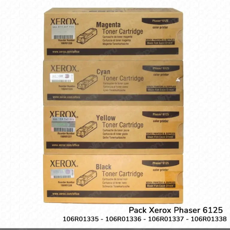 Pack de Toner Xerox Phaser 6125 Capacidad Estándar